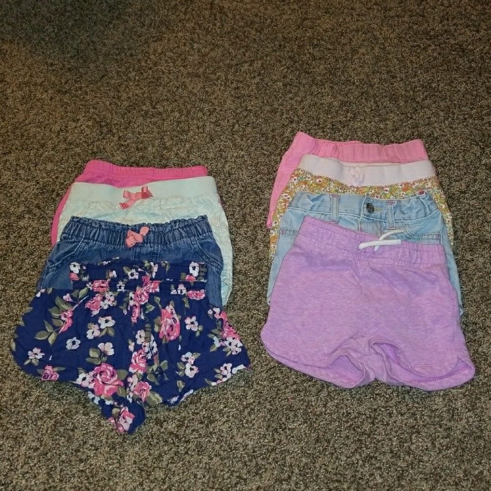 Lot of Baby girl shorts